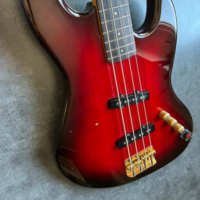 Tokai Custom Edition Jazz Bass Made in Japan 1991 - Transparent Red image 10