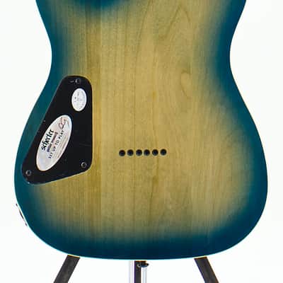 Schecter PT Pro in Trans Blue Burst w/Maple Fretboard image 5