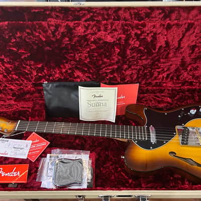 Fender Suona Telecaster Thinline Violin Burst #US23055294 / 6lbs. 15.3oz. image 1