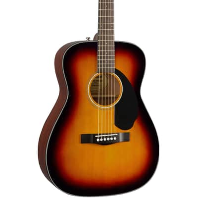 Fender CC-60S Concert Acoustic Guitar Sunburst image 5
