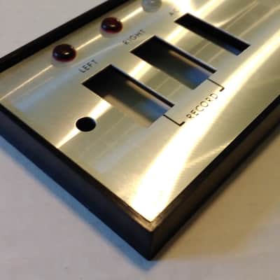 Realistic 999 Metal Faceplate Covers (Reel to Reel Tape Player by Radio Shack) image 1