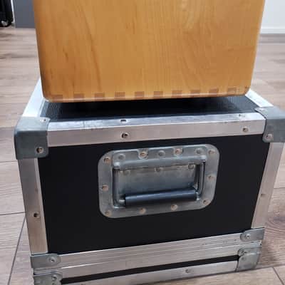 Fuchs - ODS - 100 Watt - Natural Wood Head with Matching Wood 1x12 Cab with OEM EVM12L.  Includes amp flight case, original amp/speaker cab vinyl covers and original foot switch. image 8