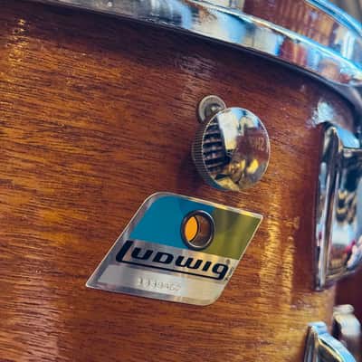 VINTAGE 1970's Ludwig Hollywood Outfit in Natural Mahogany - 14x22, 8x12, 9x13, 16x16 image 6