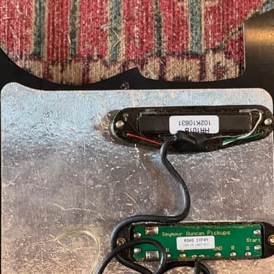Hot Rails Black Fender Stratocaster Pickguard Assembly Seymour Duncan image 4