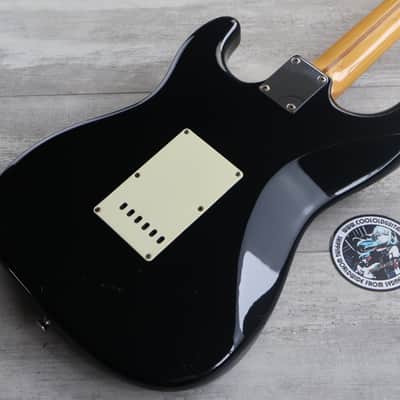 1986 Squier (by Fender Japan) SST-30 Vintage Stratocaster (Black) image 9