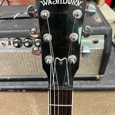Washburn Vintage 1997 Maverick Series BT-8, Flame Maple comes with pictured hard case! image 2