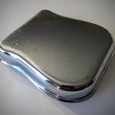 Fender Telecaster Bridge Cover Pre CBS Authentic Vintage Part Circa 1959-1964 Chrome image 2