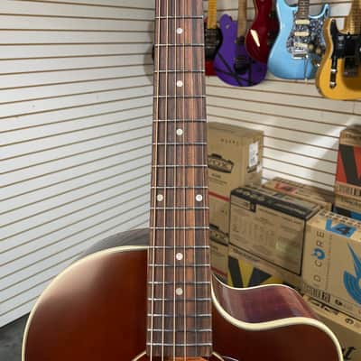Epiphone Inspired by Gibson J-45 Standard EC Acoustic-Electric Guitar - Honeyburst w/Gig Bag & PLEK*D #390 image 8