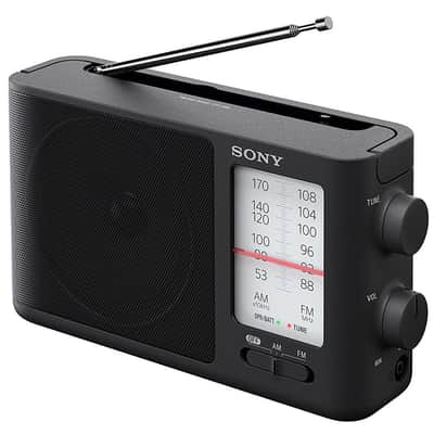 Sony ICF506 Portable Radio with Rechargeable AA Batteries and Charger Bundle (2 Items) image 4