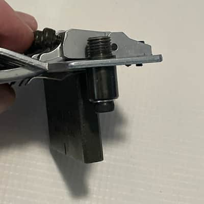 2000's Jackson Dinky Guitars JT-580LP Takeuchi Brushed Chrome Licensed Floyd Rose Tremolo Guitar Bridge image 10