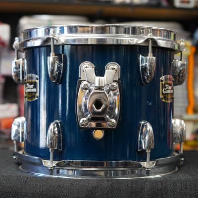 Yamaha Tour Custom 10" Maple Tom w/ YESS Mount - Blue Lacquer Finish | 8x10" image 2