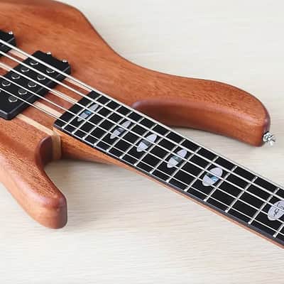 5 String Electric Bass, Ash Wood Top Body, Maple Neck Through Neck, 24 Frets Fingerboard image 2