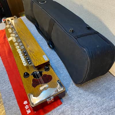 Taisho Goto - Nagoya harp.  Keyed lap steel like Japanese instrument with soft image 18
