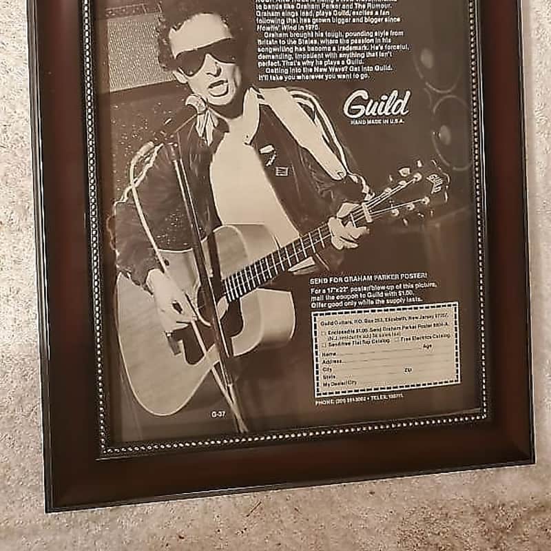 1980 Guild Graham Parker B & W