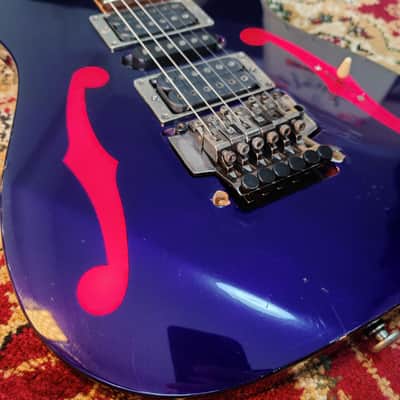 1999 Ibanez Japan PGM30 Paul Gilbert Signature Model (Jewel Blue) w/ Reverse Headstock, Lo-TRS II Tremolo, MIJ image 10