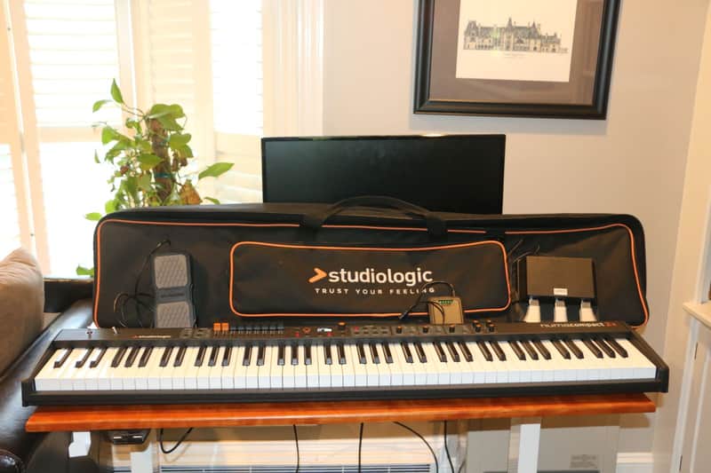 Studiologic Numa Compact 2x 88-Key Semi-Weighted Piano 2018 Black image 1