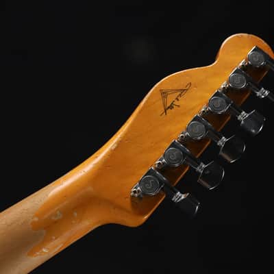 Fender Custom Shop Limited Edition Master Built Joe Strummer Telecaster Heavy Relic - Aged Black over 3-Color Sunburst 712 image 8