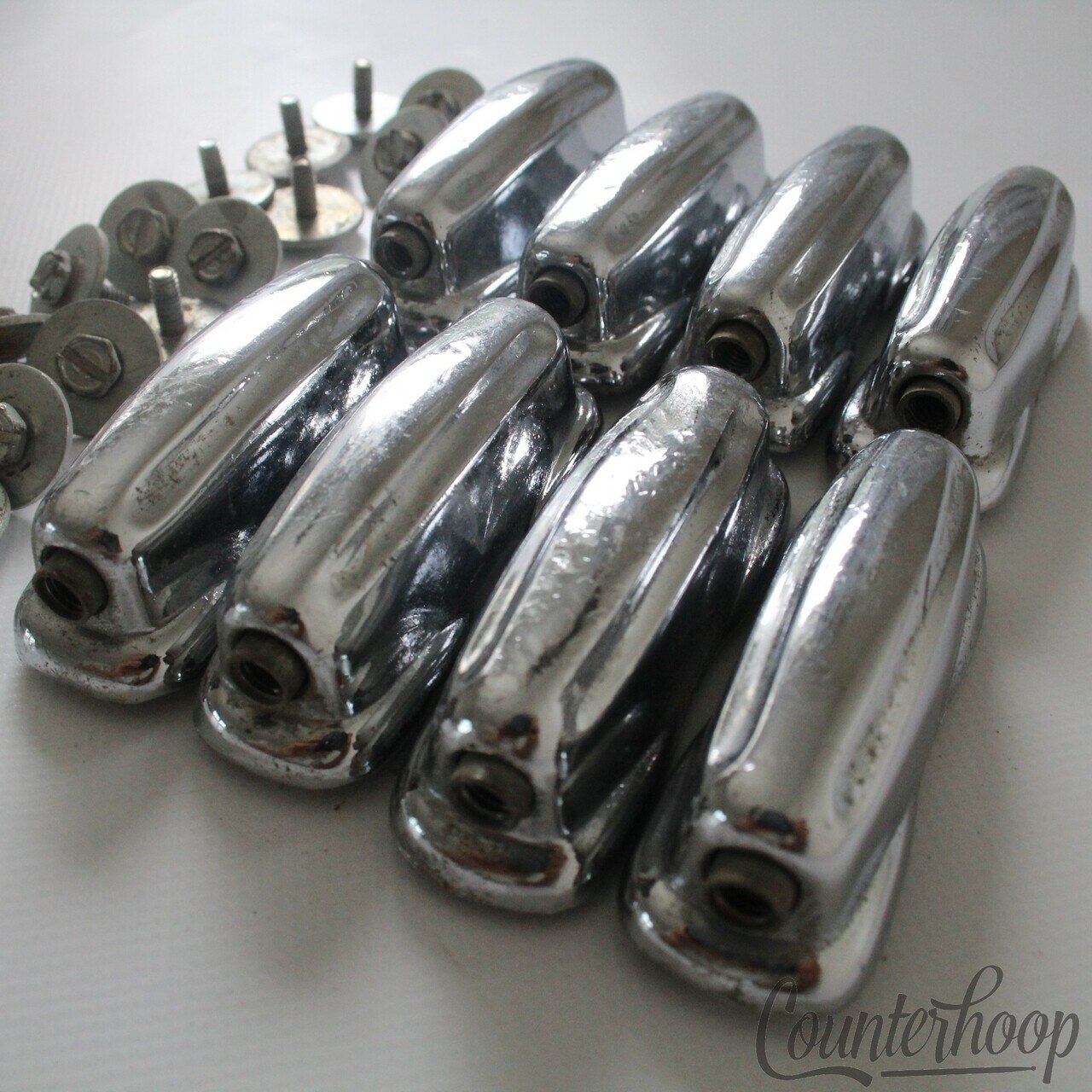 Slingerland 8x Sound King Snare Drum Lugs Chrome Vintage 60s Artist/Gene Krupa* — main photograph