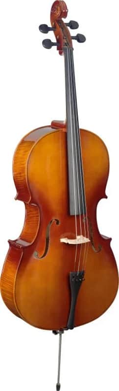 4/4 laminated maple cello with bag image 1