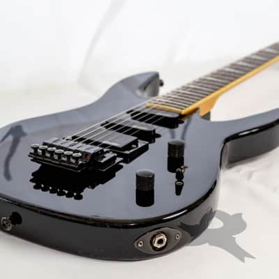 Daion Performer HSS Super Strat late 1980s - Black image 15