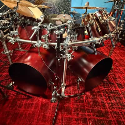 Tim "Herb" Alexander's PRIMUS 2014 Willie Wonka Tour, Tama Starclassic "Chocolate" 17-Piece Drum Set image 3