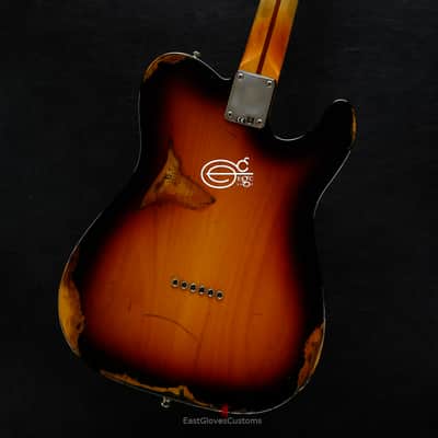 Fender Telecaster Sunburst Left Handed Heavy Aged Relic (RARE) image 7