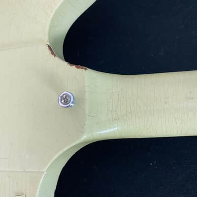 2021 Gibson Custom Shop Murphy Lab '64 Johnny Winter Signature Firebird V - Polaris White Aged image 17