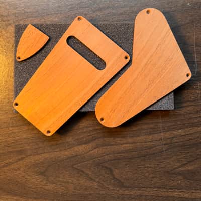 Guilford Mahogany Backplate and Truss Rod Combo Set fits PRS USA Tremolo equipped image 2