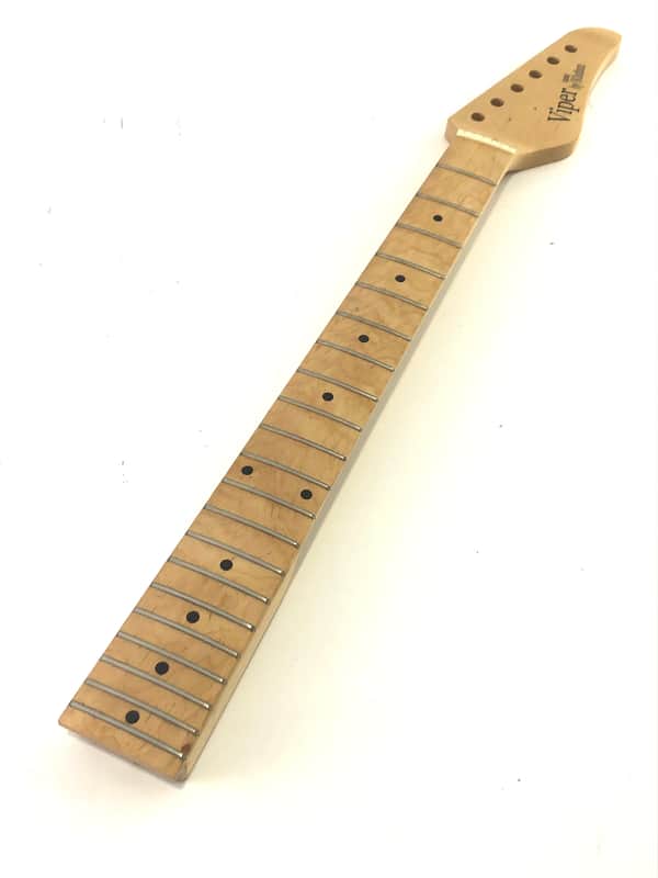 BG Viper Custom Project Guitar Neck Light Relic Satin Rock Maple Jumbo Frets Luthier Project! image 1
