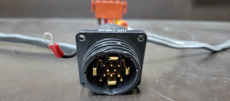 Kurzweil K250 Power Connector and Harness from inside keyboard 1984 image 1
