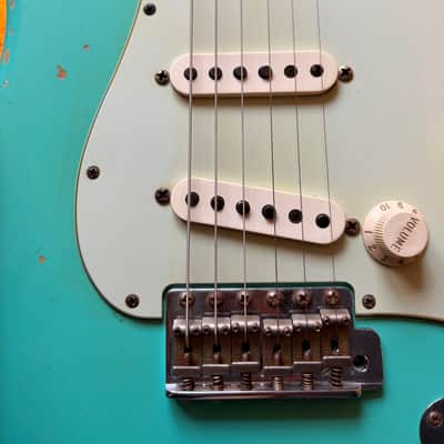 Fender Custom Shop '62 Stratocaster Heavy Relic Seafoam Green image 12