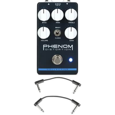 Wampler Phenom Distortion Pedal with 3 Patch Cables image 2