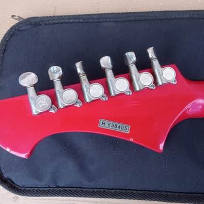 Vintage 1980's BC Rich NJ Series Mockingbird Electric Guitar w/ Gig Bag! Hot Pink, Japan! image 18