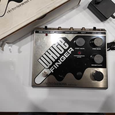 Electro-Harmonix White Finger Analog Optical Compressor Pedal | Reverb