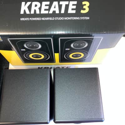 KRK Kreate 3 Active Studio Monitors - Pair 2025 - Present - Black / Yellow image 2