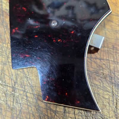 Vintage RARE 1960's Japan Conrad Teisco Violin Bass or 6 String Guitar Pickguard with Bracket Luthier Parts image 2