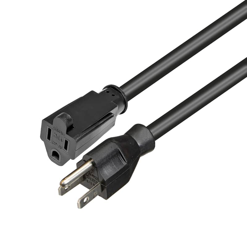 ProX XC-P141-25 25ft110v to 110v Female Power Cord 14AWG 3-Prong Black image 1