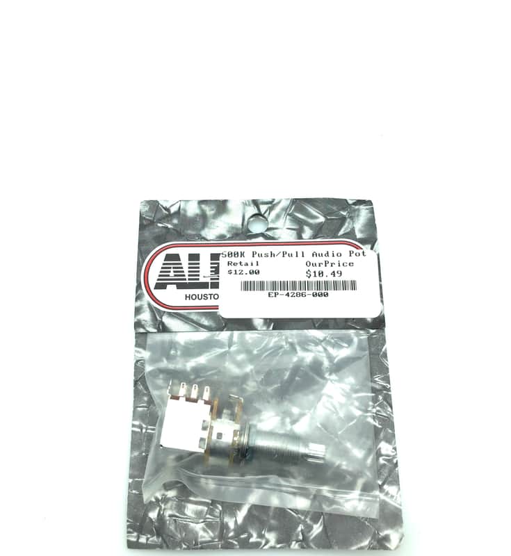 Allparts 500K Tall Push Pull Audio Pot for Les Paul image 1