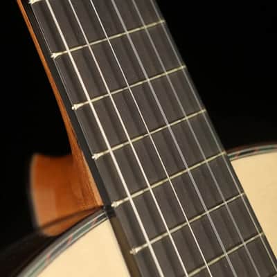 Manuel Rodriguez F-S MAGISTRAL Series All Solid 4/4 Size Armrest Solid Spruce Top Nylon 6-String Classical Acoustic Guitar image 4