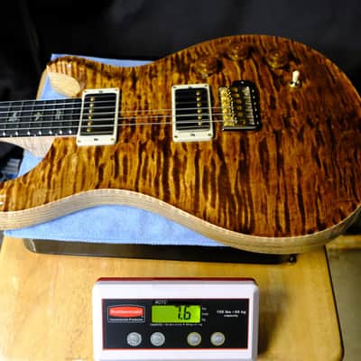 PRS Wood Library DGT Electric Guitar with Bird Inlays - Copperhead with Natural Back image 13