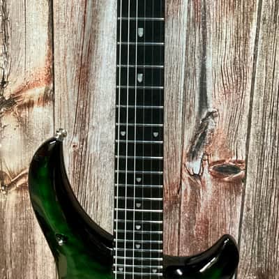 Ernie Ball Music Man BFR Majesty 6-String #42/100 - Malachite w/Softshell Case image 3