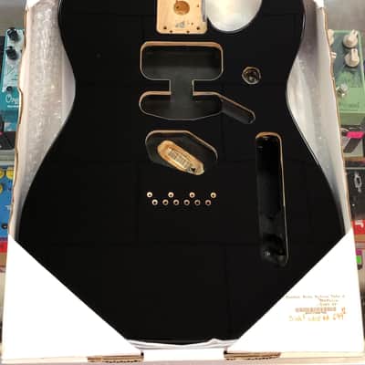 Fender Deluxe Series Telecaster Body, Alder - Black image 1