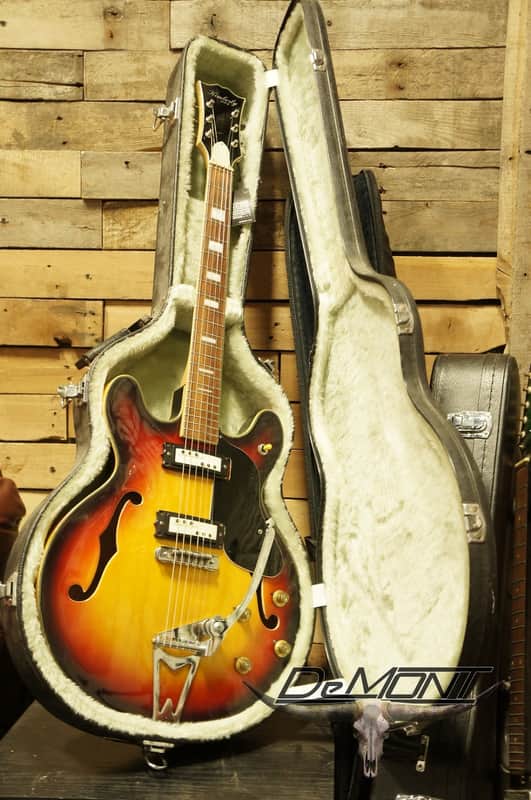 Kimberly VIP6 Tombo Vintage MIJ Japanese Electric Guitar - Restored - w/ hard case image 1