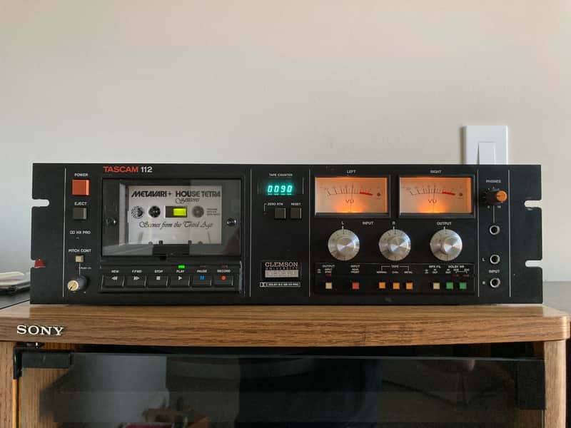 Vintage Tascam 112 Rack Mountable Studio Cassette Deck Tape Recorder image 1
