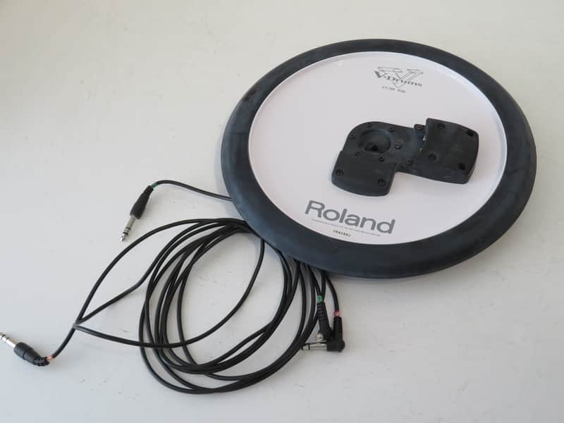 Roland CY-13R V-Drums 3 Zone Ride Cymbal Pad with Cables image 1
