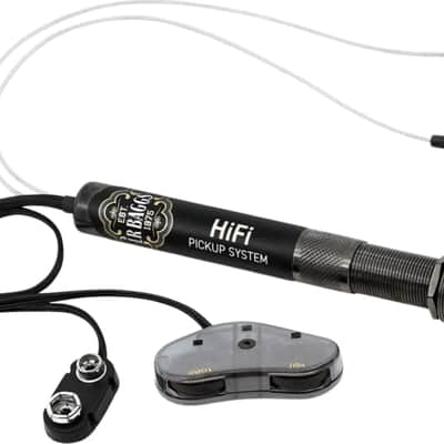 LR Baggs HiFi Acoustic Guitar Pickup/Preamp System, Black image 1