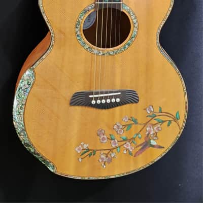 Blueberry NEW IN STOCK Handmade Acoustic Guitar Grand  Concert image 11