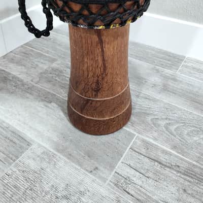 Djembe African-Style Wood Rope Tuned 12" image 1