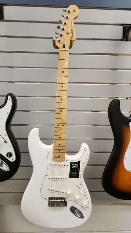 Fender Player Stratocaster®, Maple Fingerboard, Polar White image 1