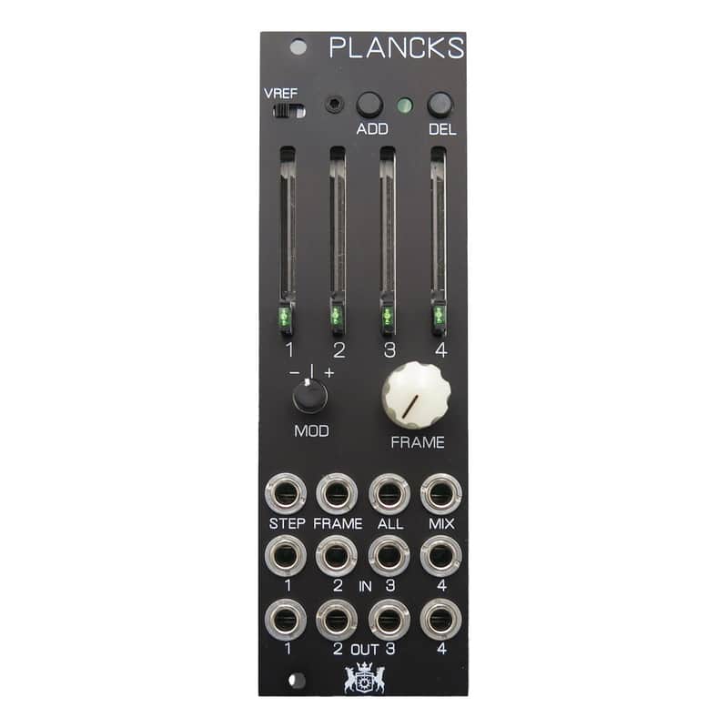 Michigan Synth Works Plancks II Eurorack Mixer module (Black) image 1